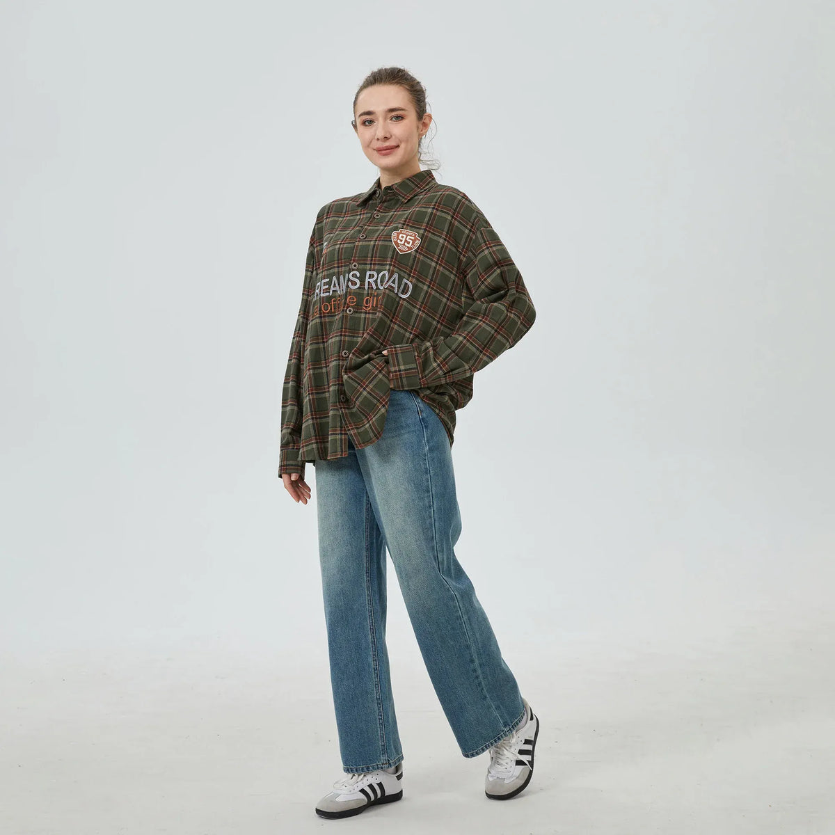 Washed Jeans Pants for Women Image