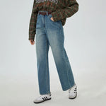 Washed Jeans Pants for Women Image