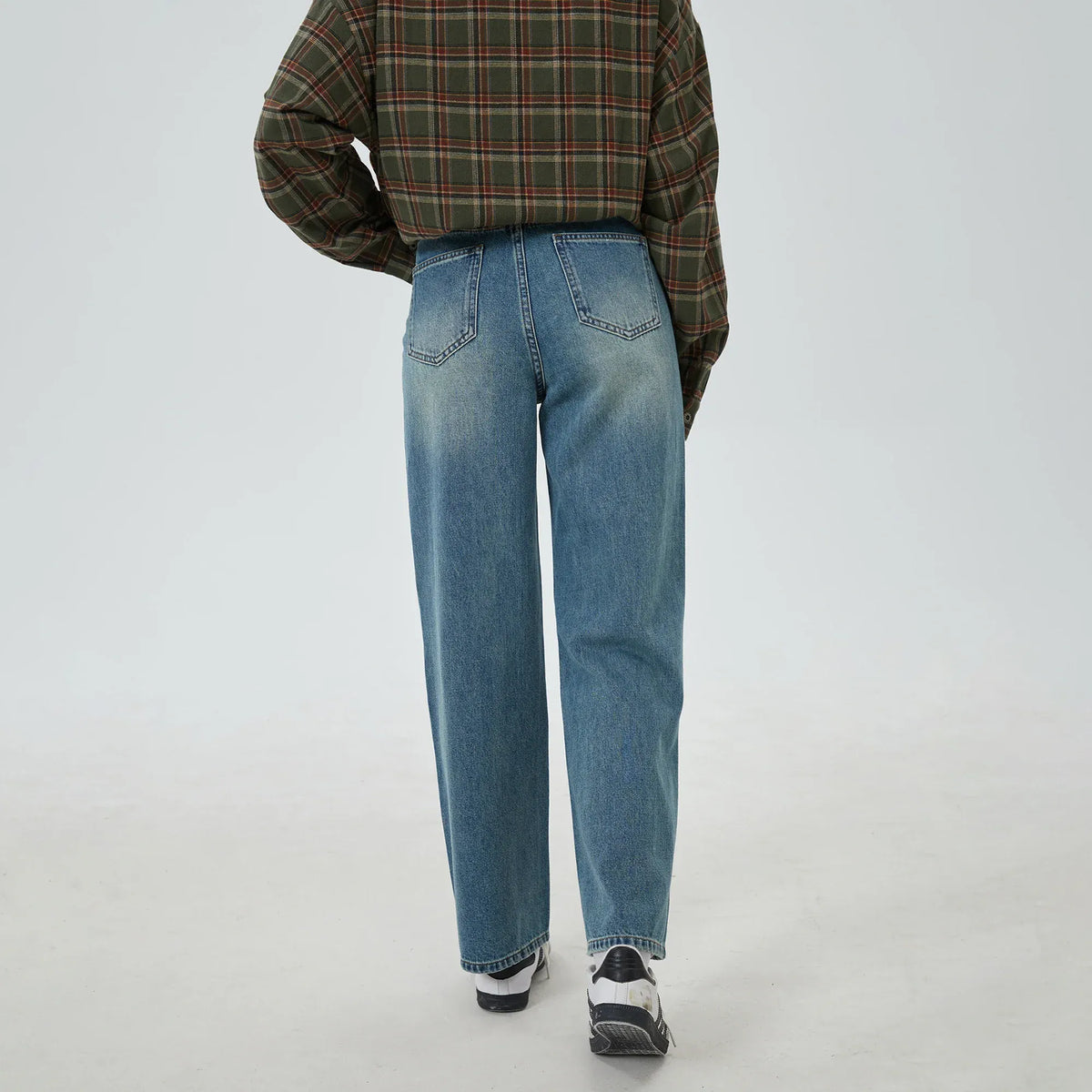 Washed Jeans Pants for Women Image