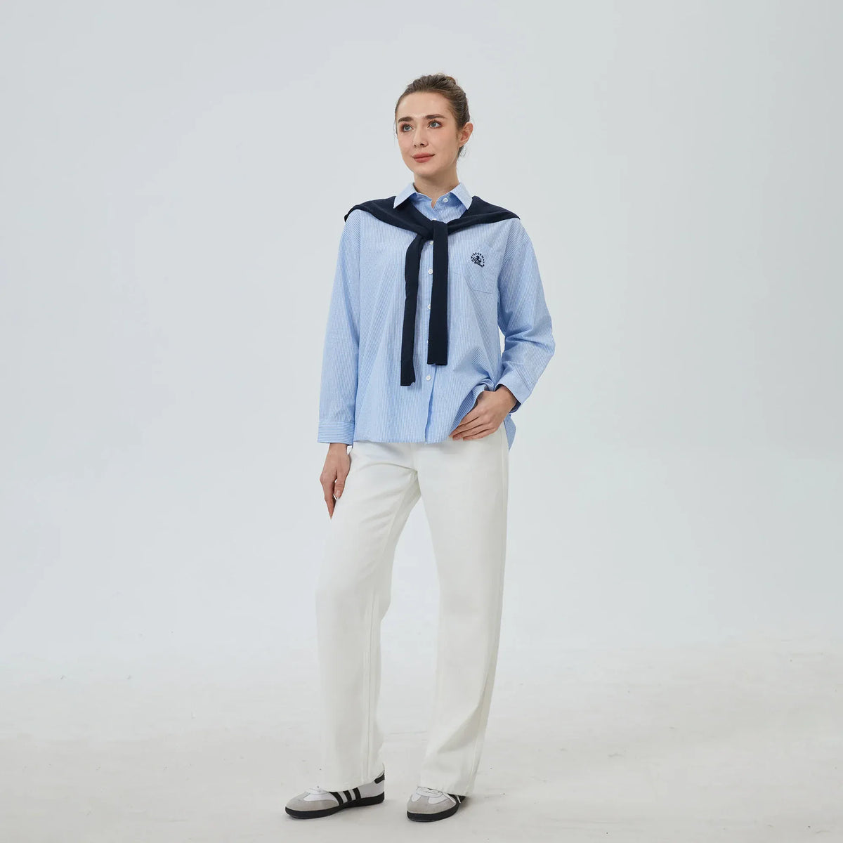 Washed Jeans Pants for Women Image