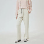 Off White Embroidery Pants for Women Image