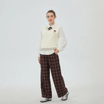 Checked Pants for Women Image