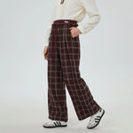 Checked Pants for Women Image