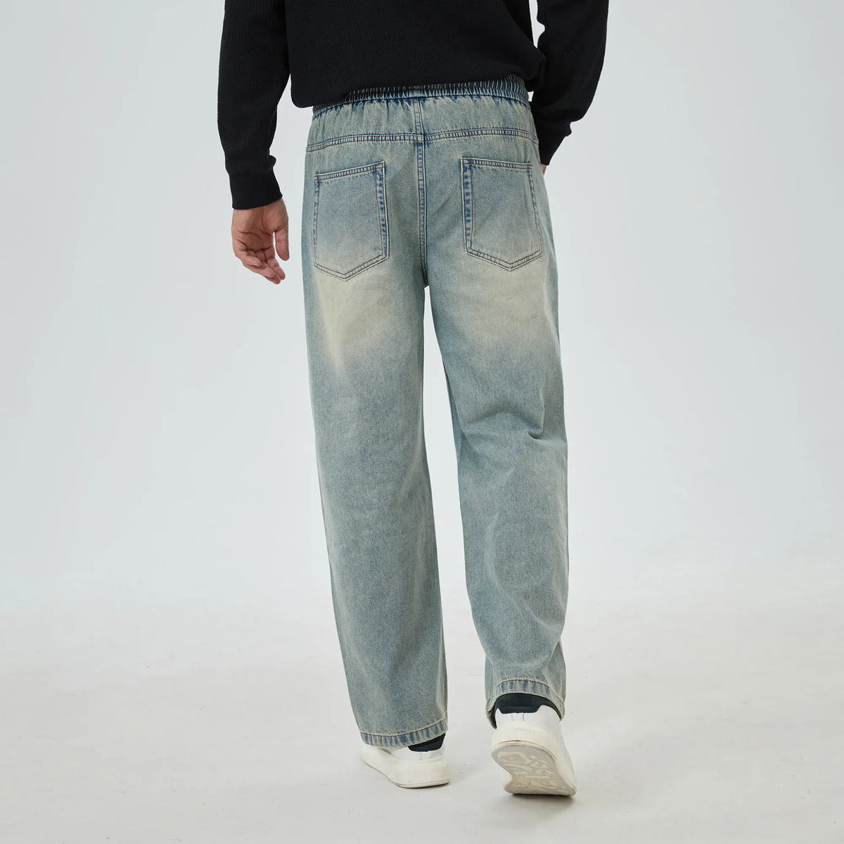 Washed Jeans Pants for Men Image