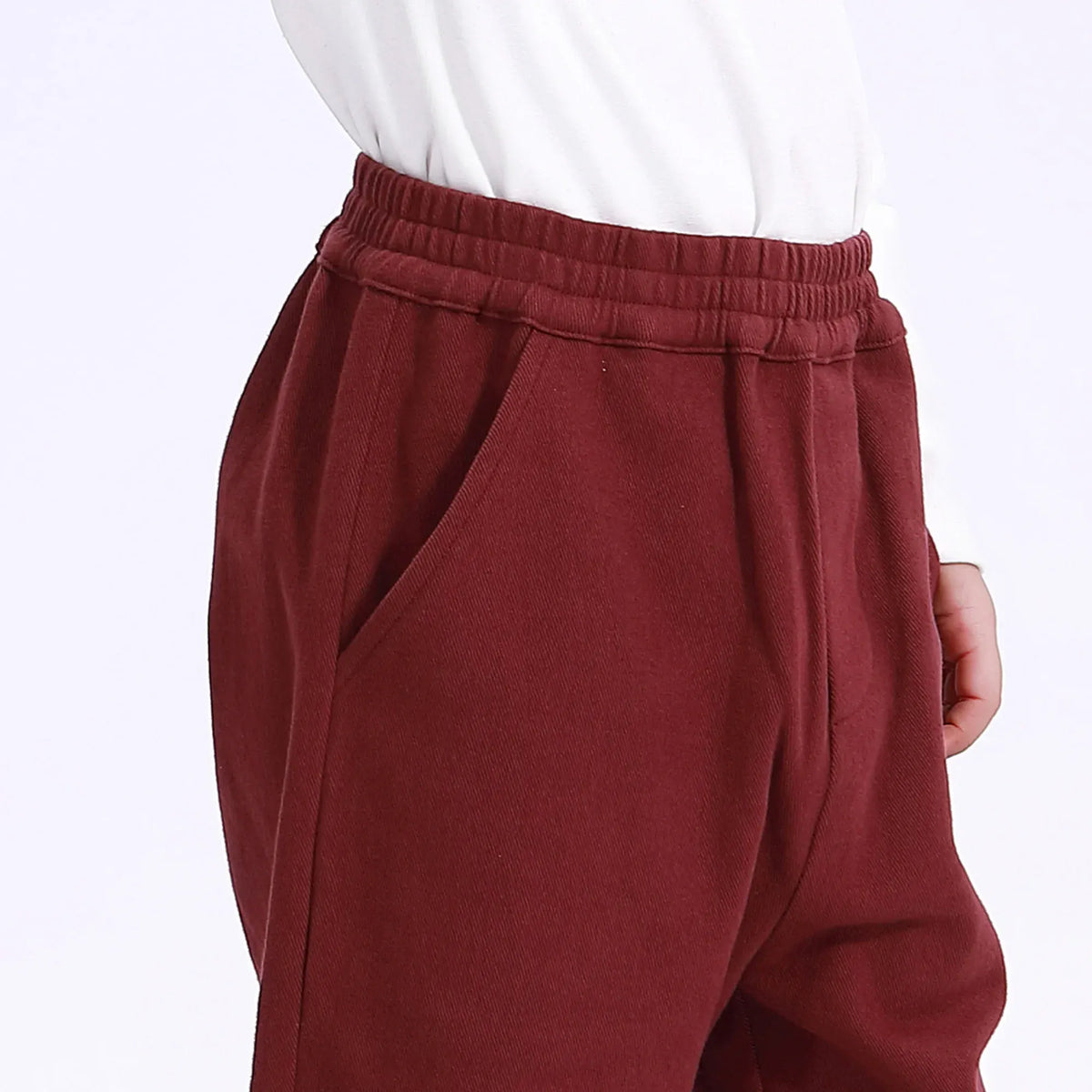 Casual Plain Pants for Girls Image