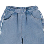 Casual Washed Jeans Pants for Girls Image
