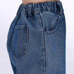 Casual Washed Jeans Pants for Girls Image