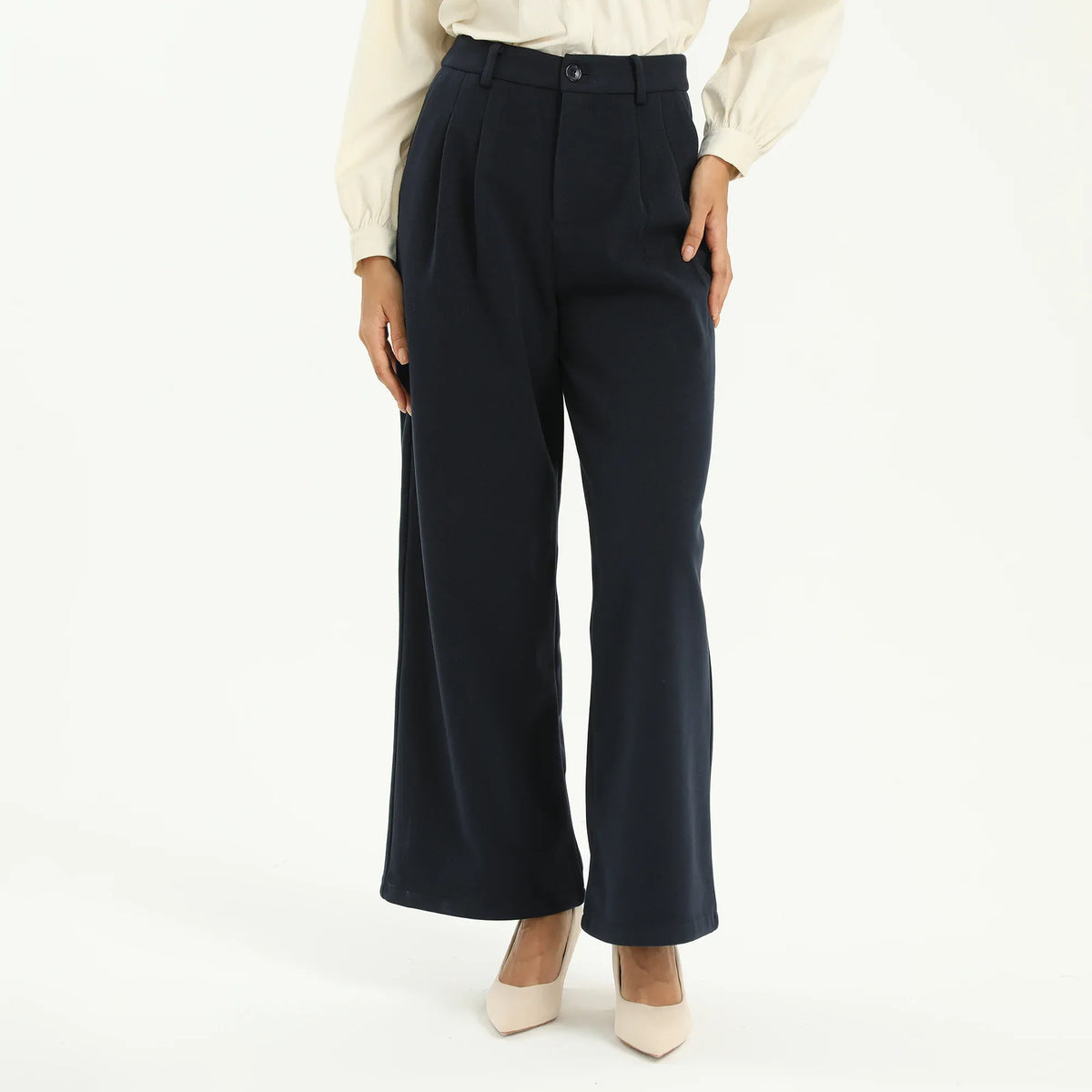 Elegant Plain Pants for Women Image