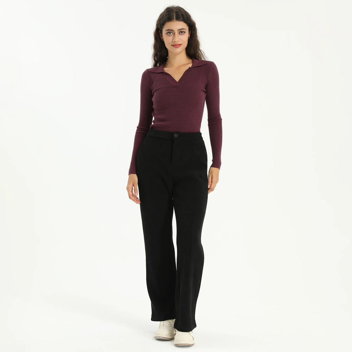 Elegant Plain Pants for Women Image