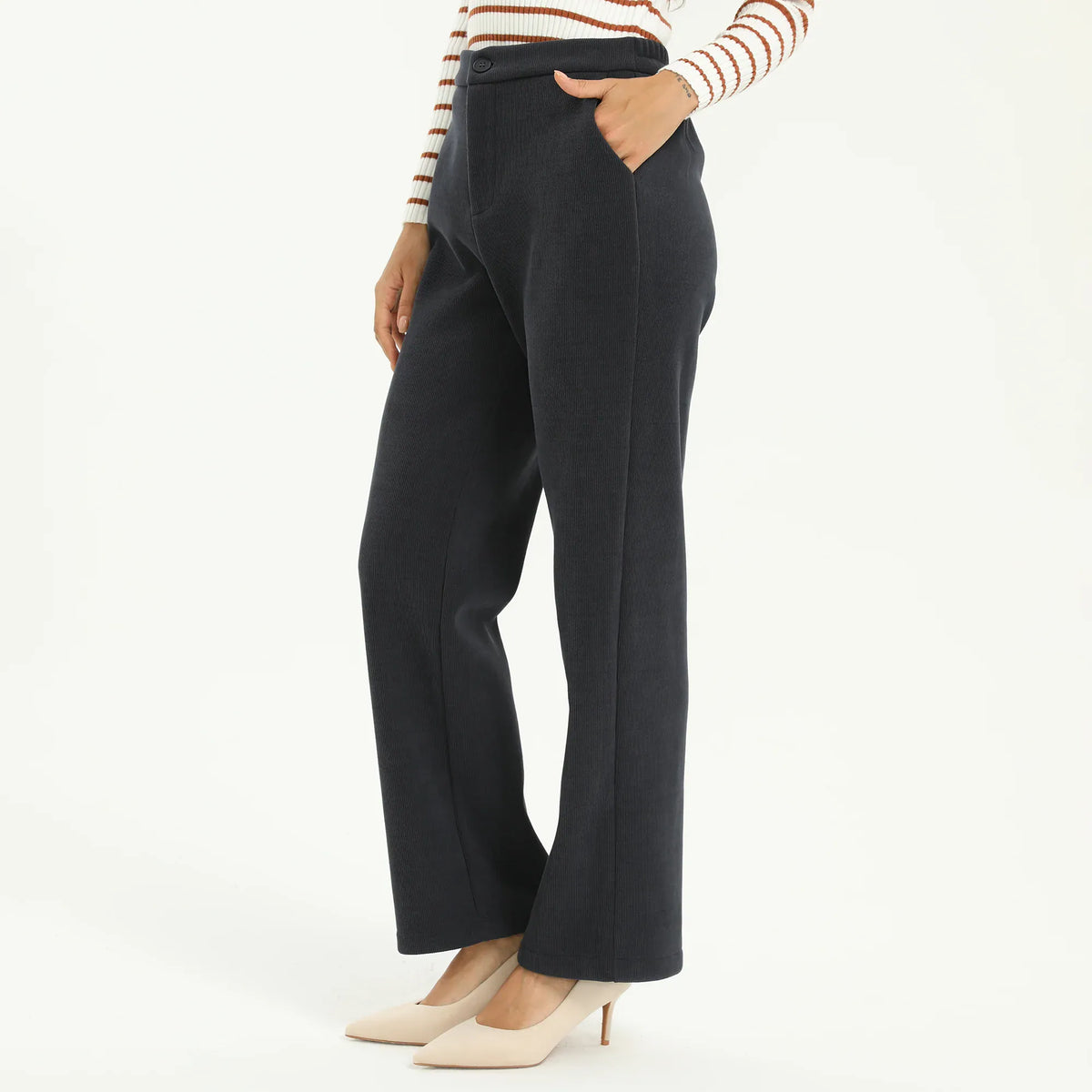 Elegant Plain Pants for Women Image