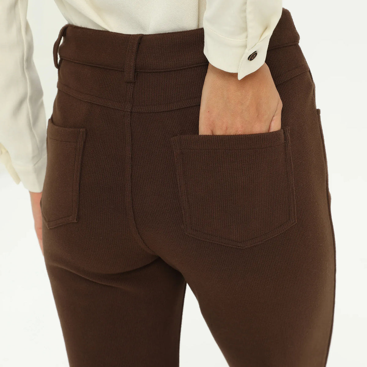 Elegant Plain Pants for Women Image
