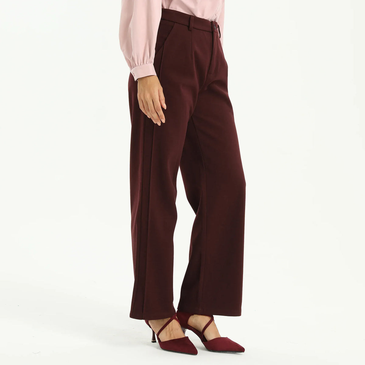 Elegant Plain Pants for Women Image