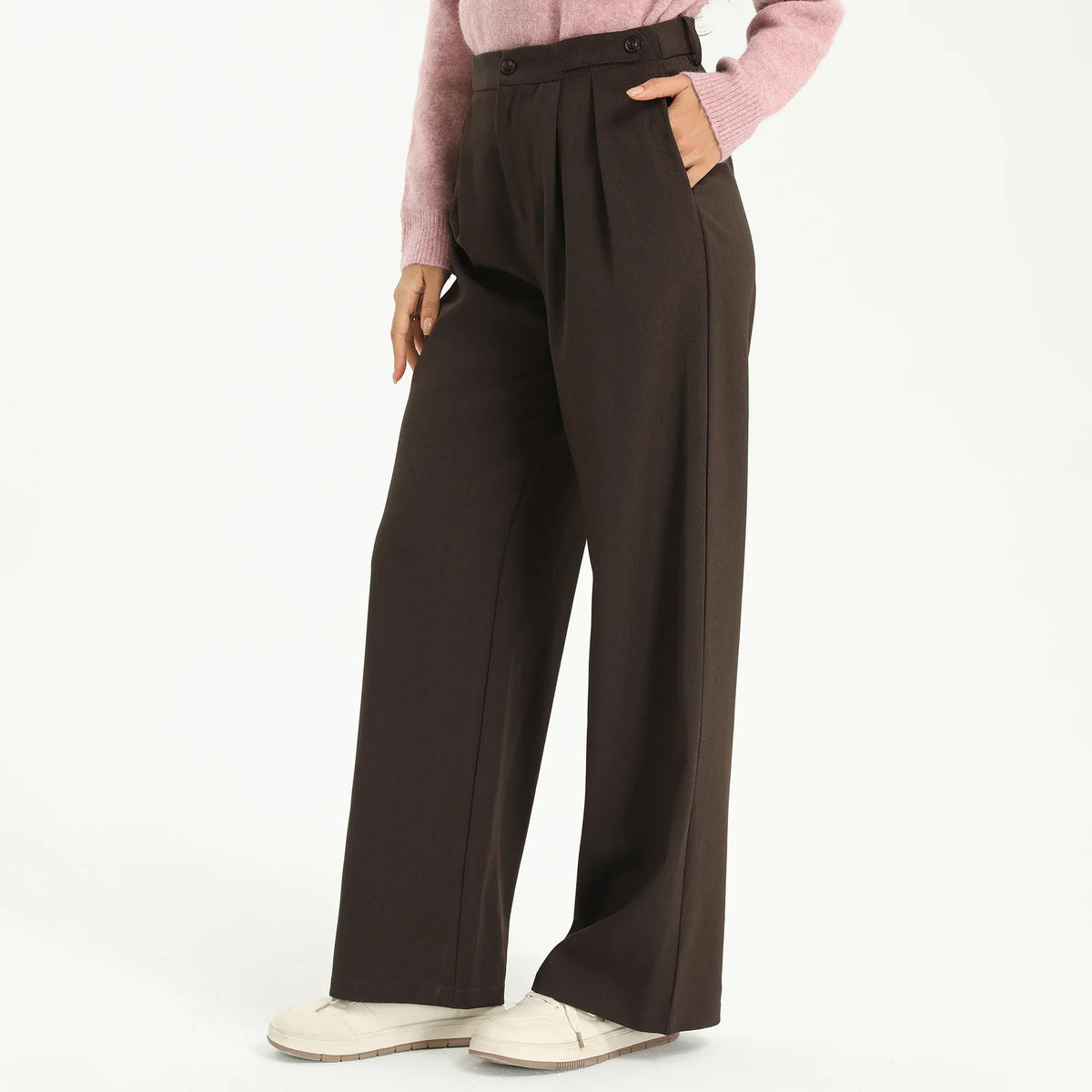 Elegant Plain Pants for Women Image