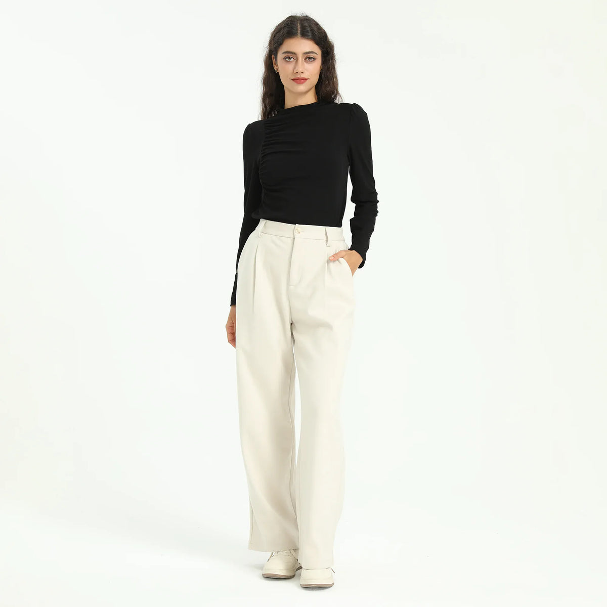 Elegant Plain Pants for Women Image