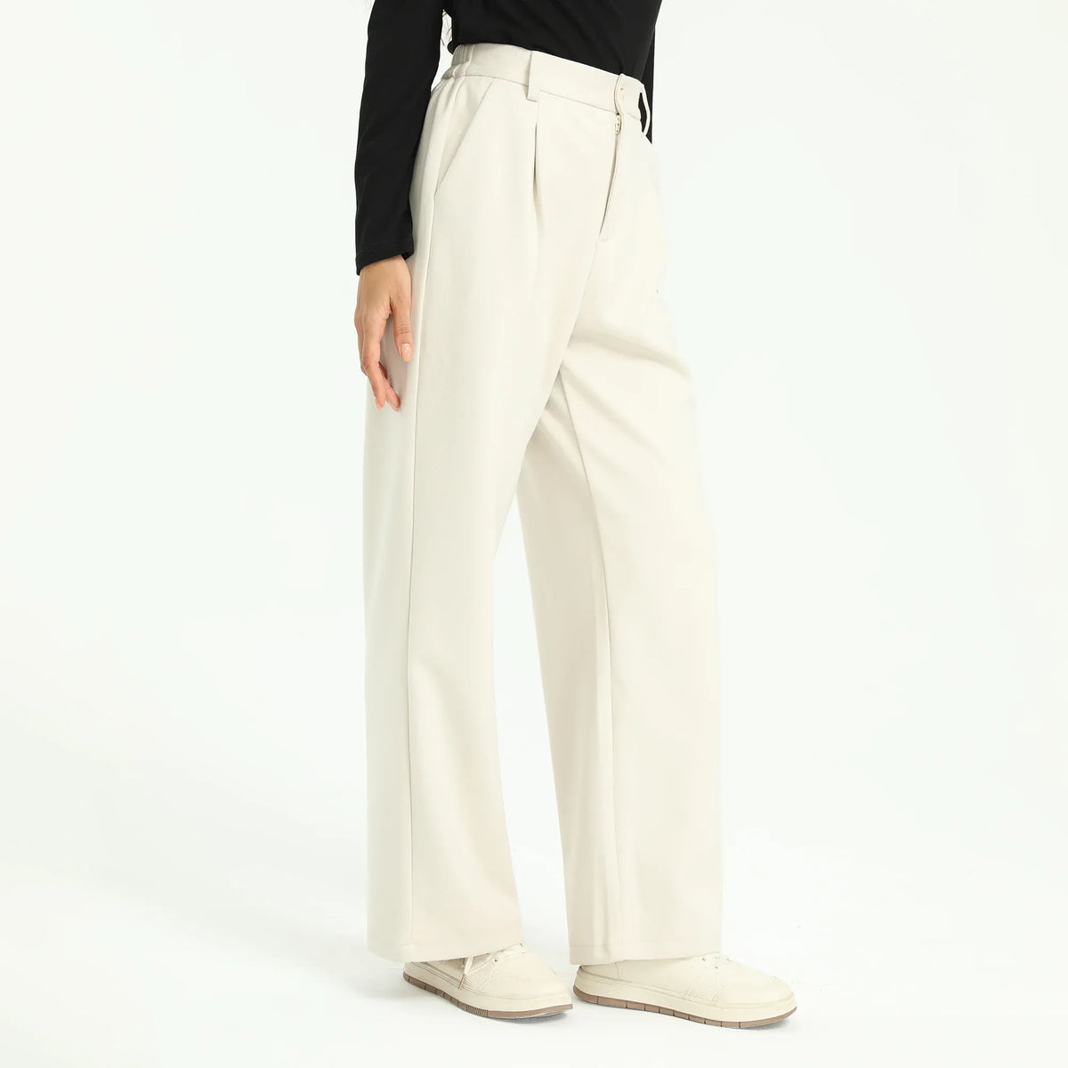 Elegant Plain Pants for Women Image