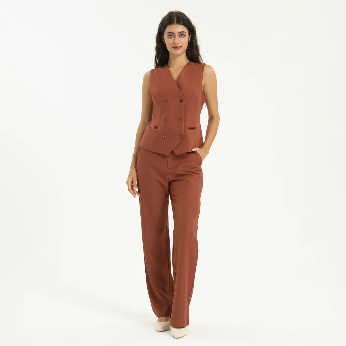 Elegant Plain Pants for Women Image