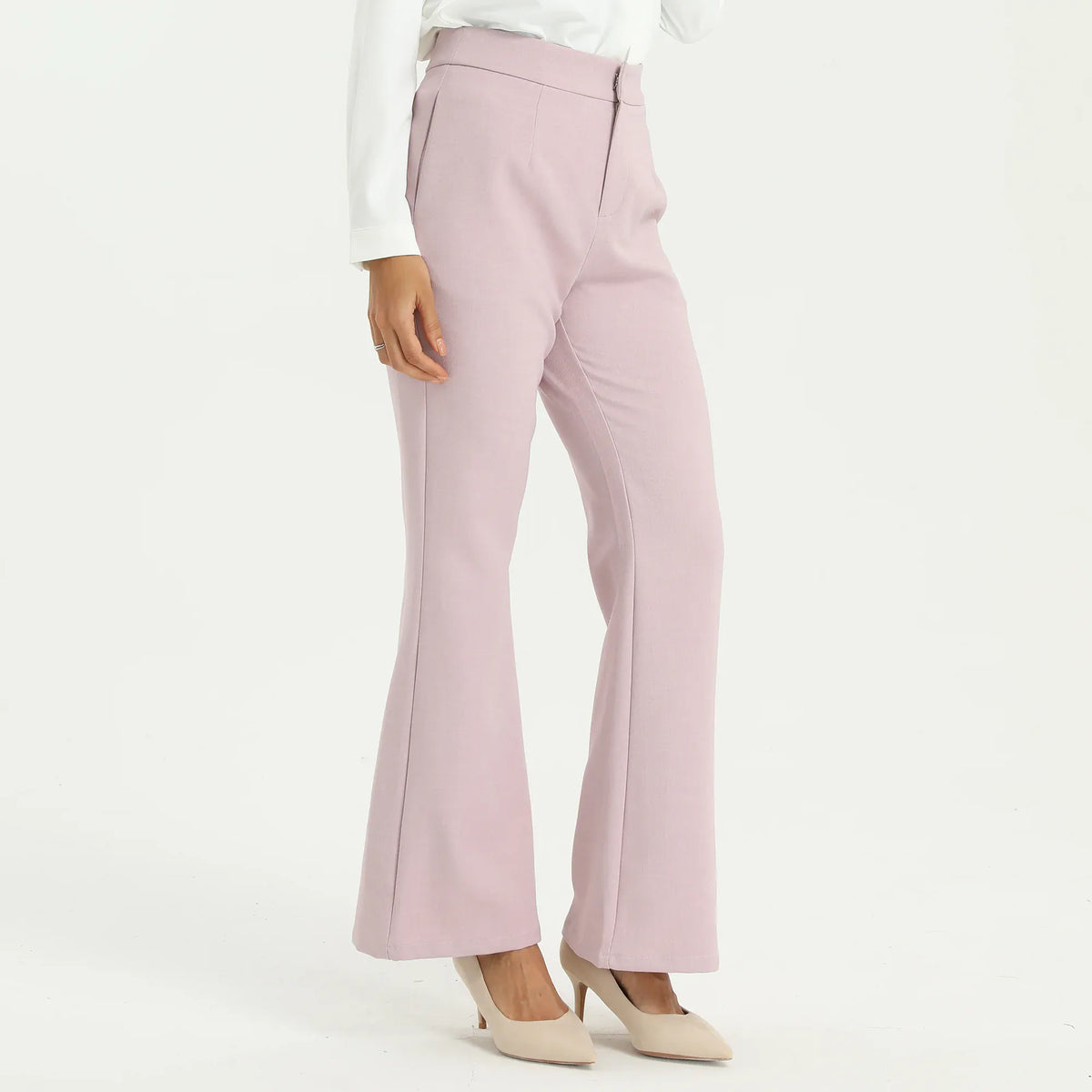 Elegant Solid Pants for Women Image