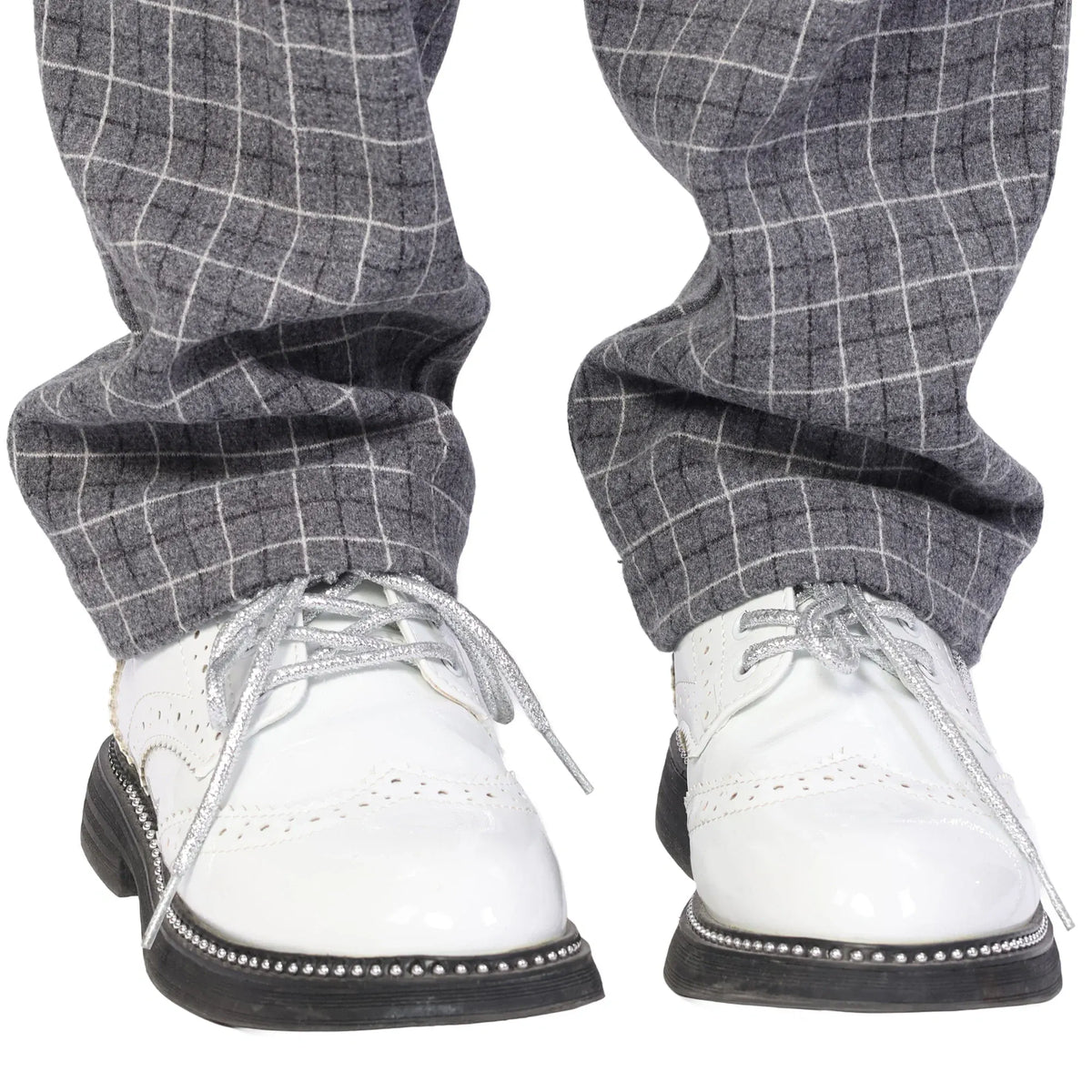 Checked Formal Pants for Boys Image
