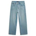 Straight-Leg Mid-Wiast Jeans Pants for Women Image