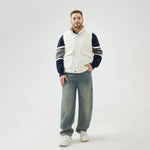 Straight-Leg Mid-Wiast Jeans Pants for Men Image