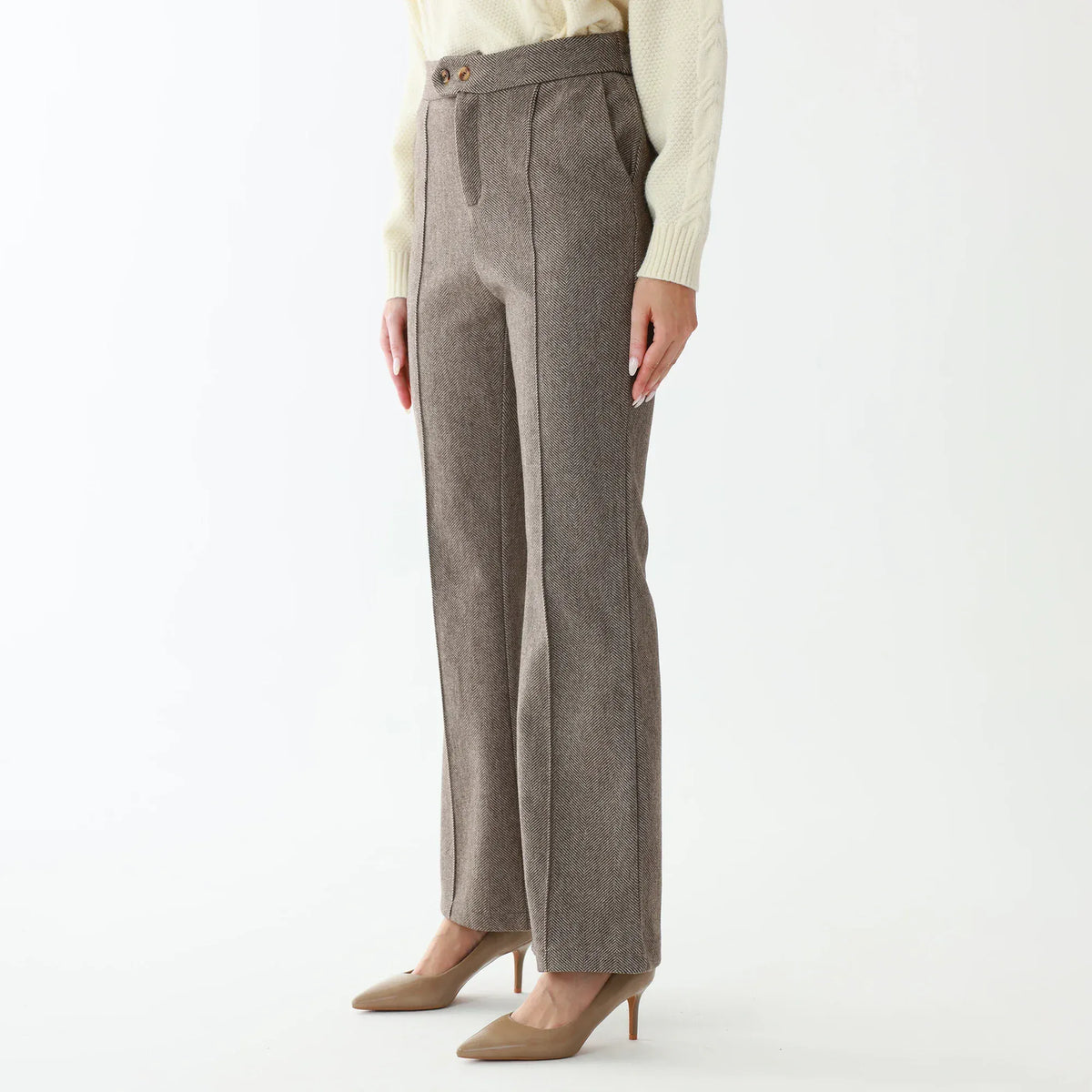 Elegant Solid Pants for Women Image