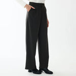 Dark Grey Elegant Solid Pants for Women Image