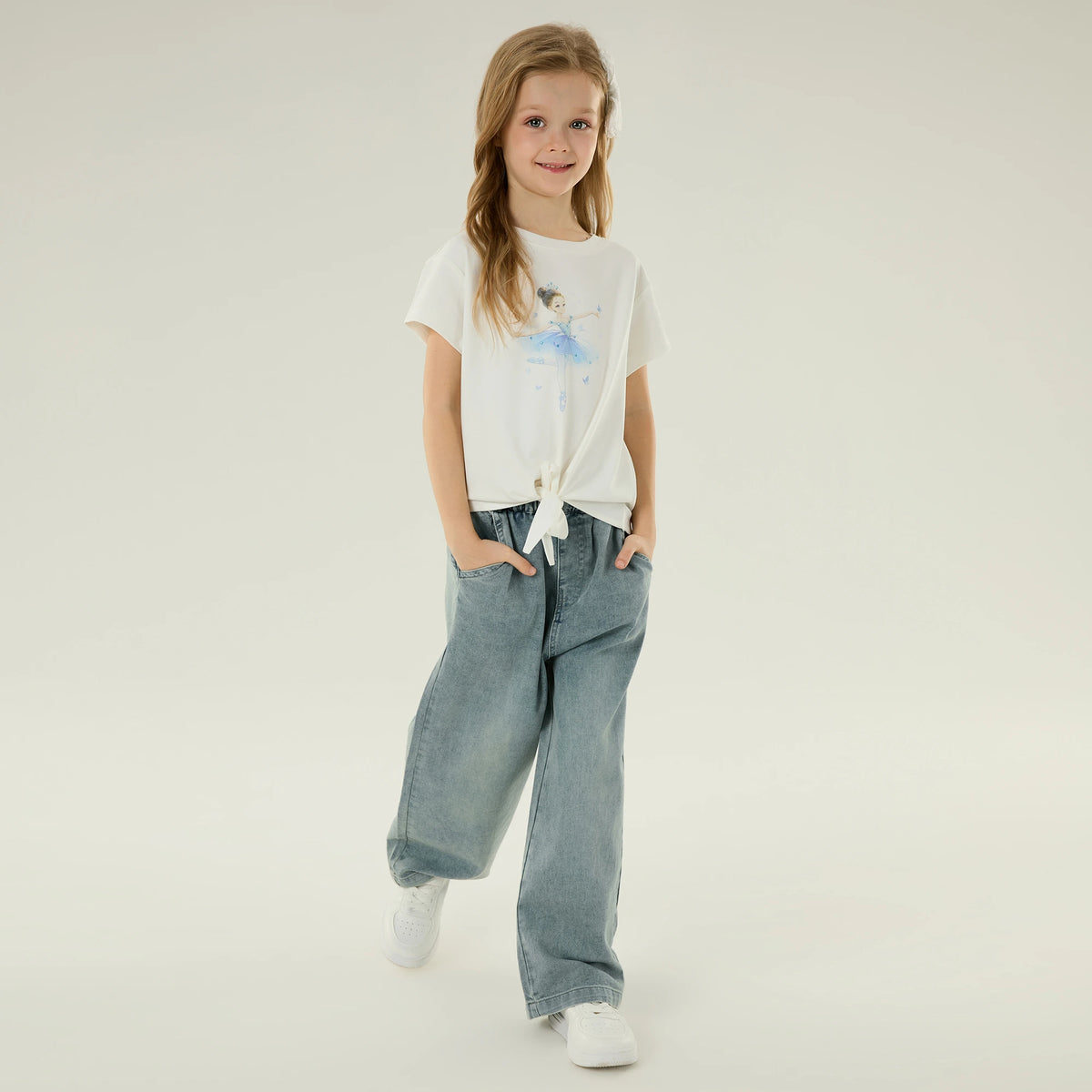 بنطال جينز كاجوال للبنات