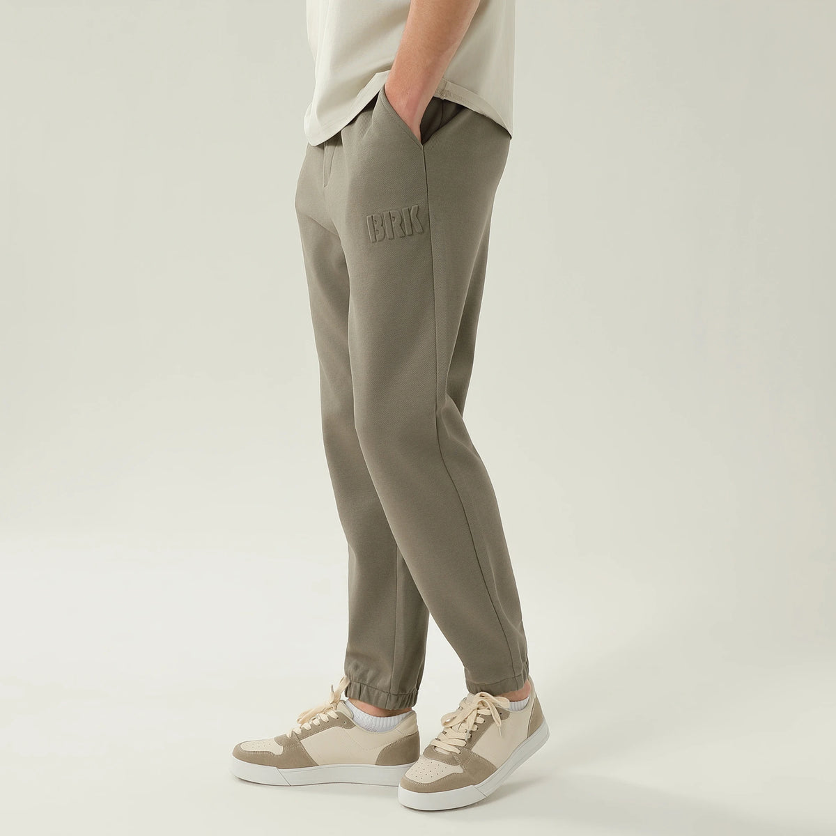 بنطال كاجوال مزين بطباعة للرجال