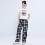 Casual Checked Pants for Women