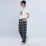 Casual Checked Pants for Women