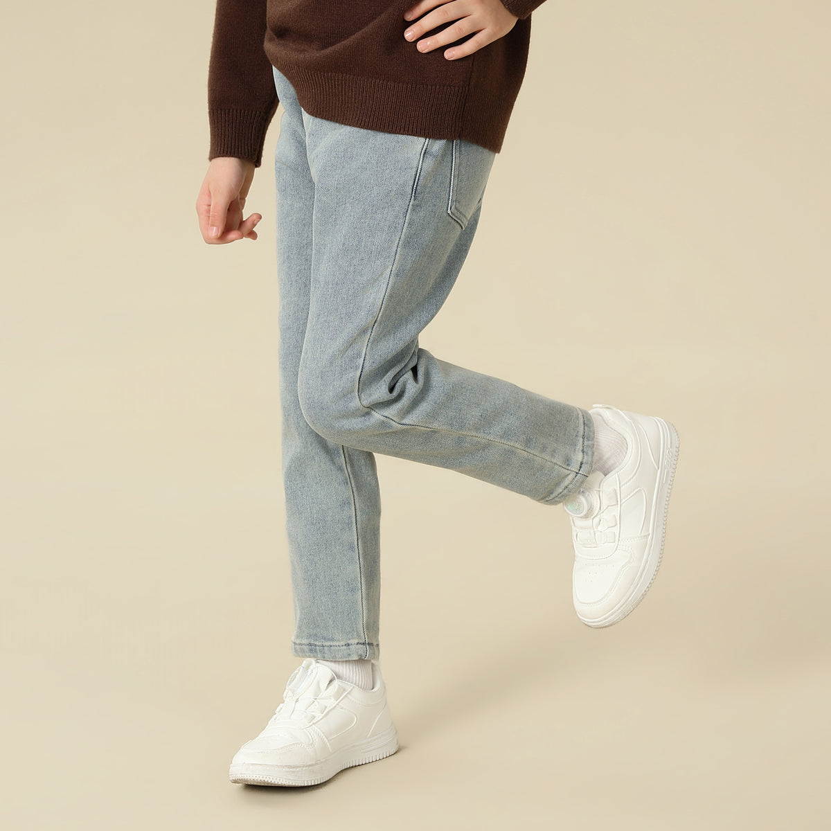 Washed Jeans Pants For Girls