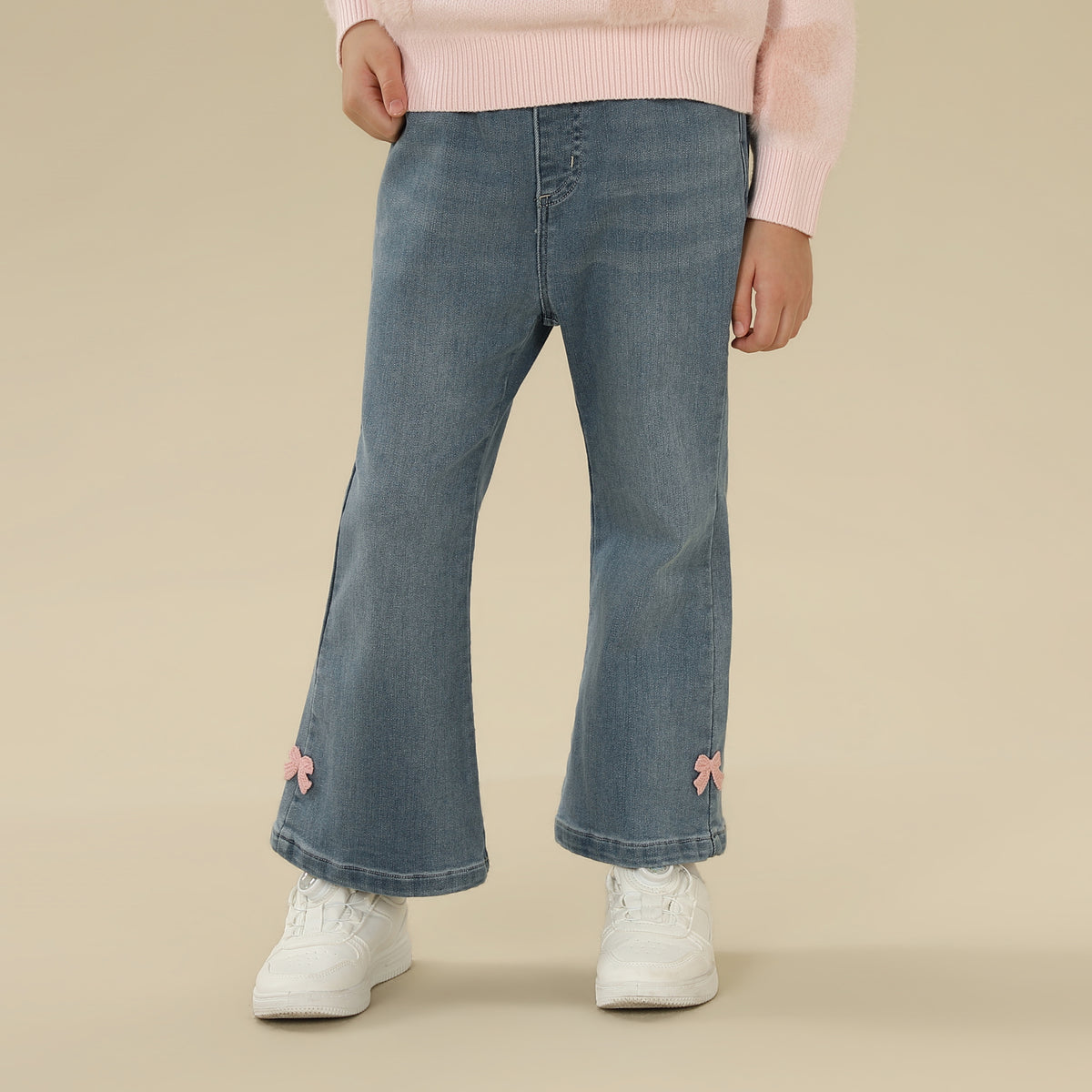 Washed Jeans Pants For Girls