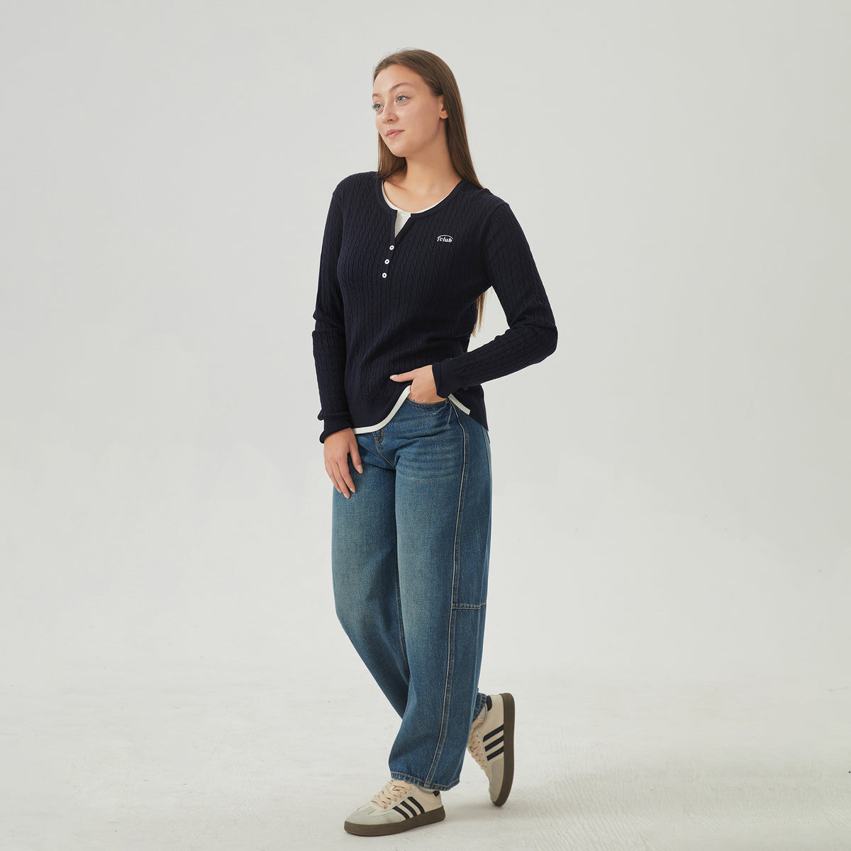 Washed Jeans Pants For Women