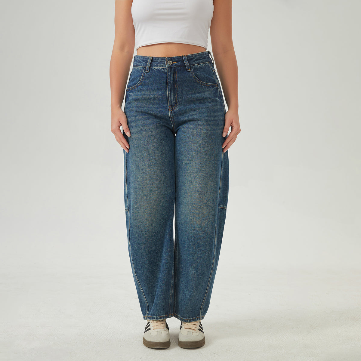 Washed Jeans Pants For Women