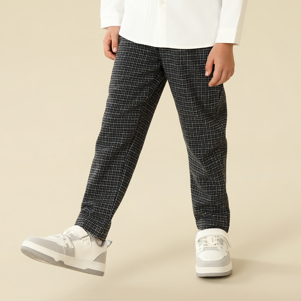 Checked Pants For Boys