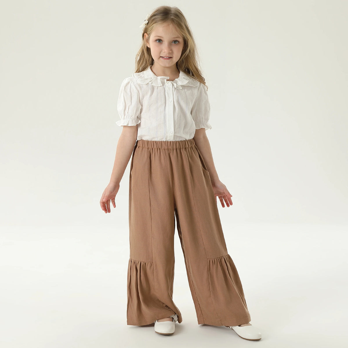 Solid Pants For Girls