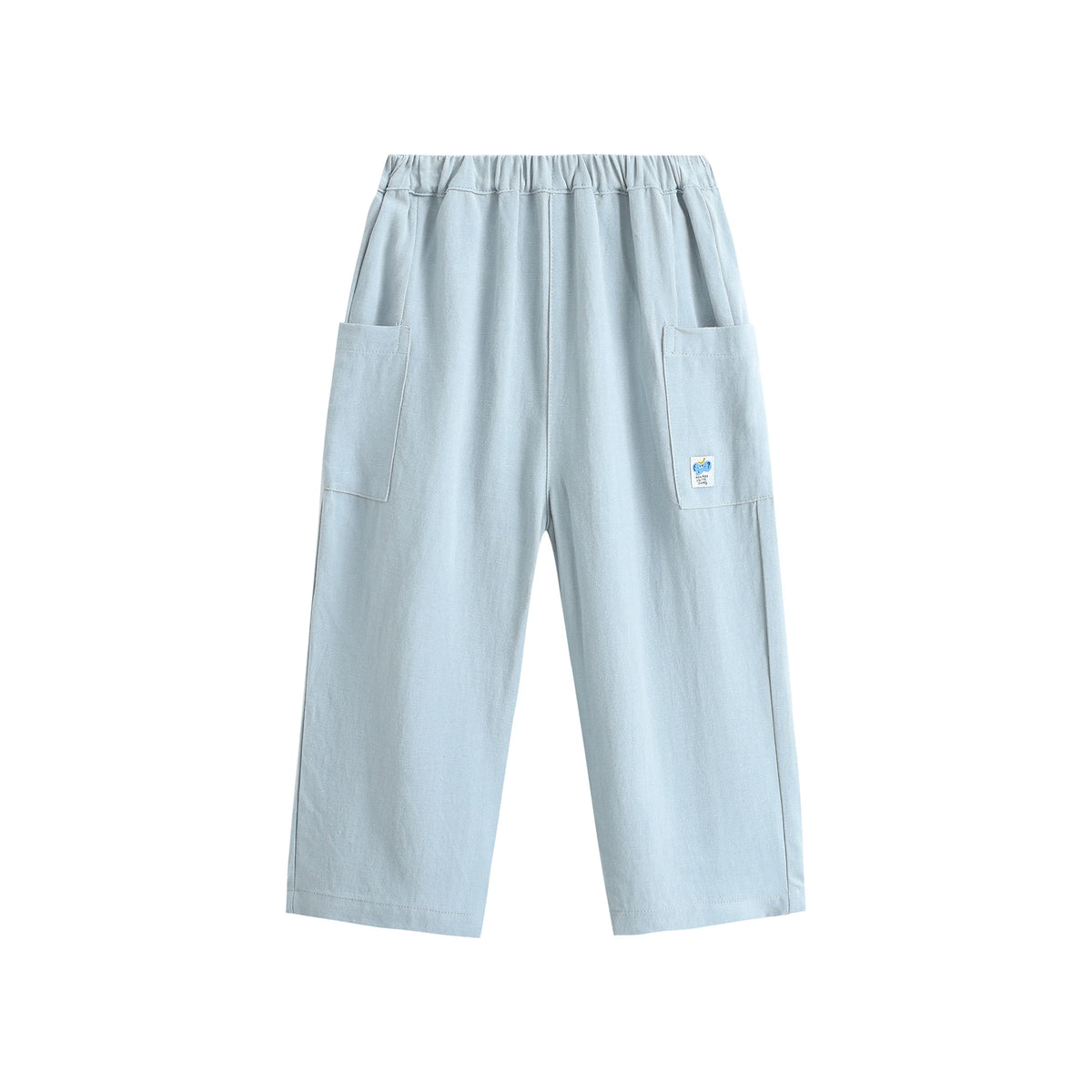 بنطال مزين بشعار للأولاد المواليد