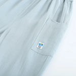 بنطال مزين بشعار للأولاد المواليد