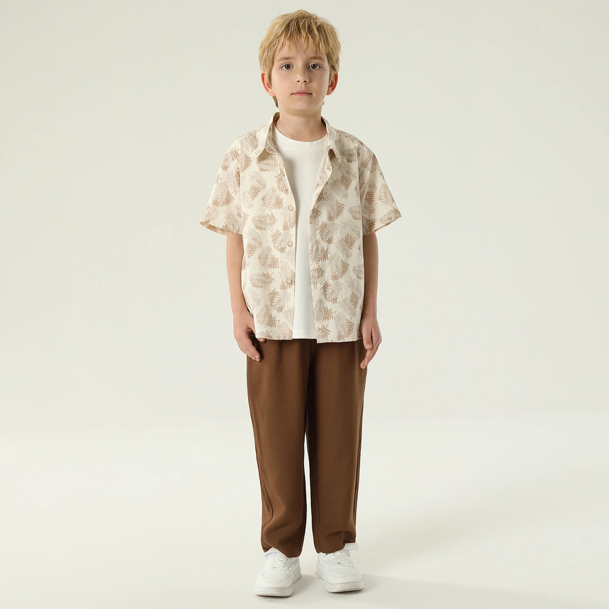 بنطال كاجوال سادة للأولاد