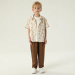 بنطال كاجوال سادة للأولاد