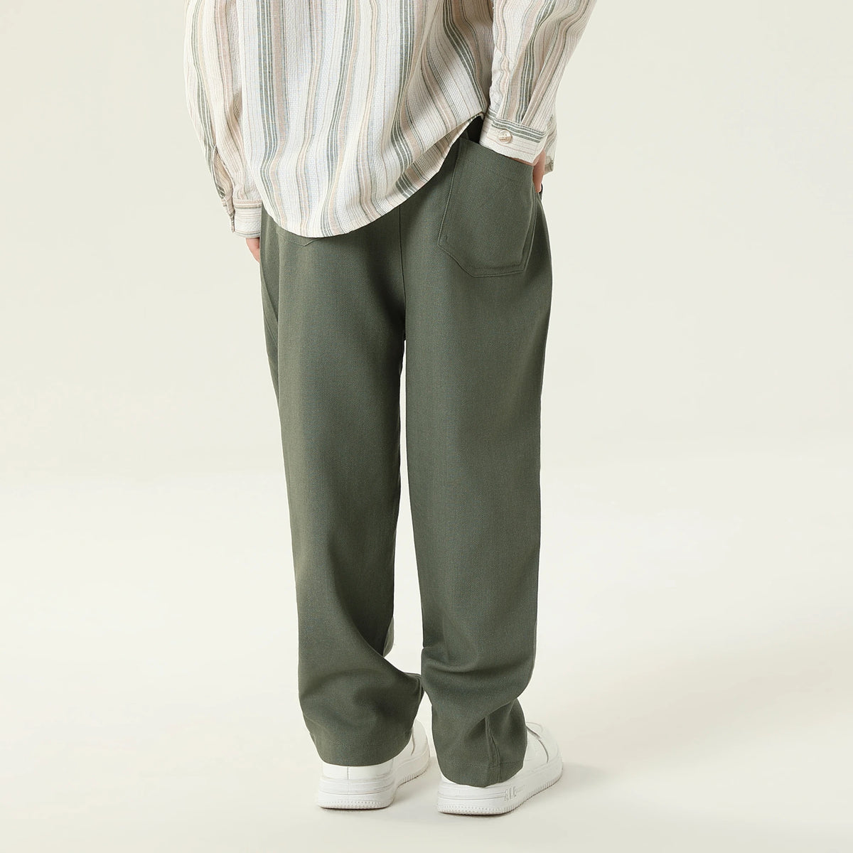 بنطال كاجوال سادة للأولاد