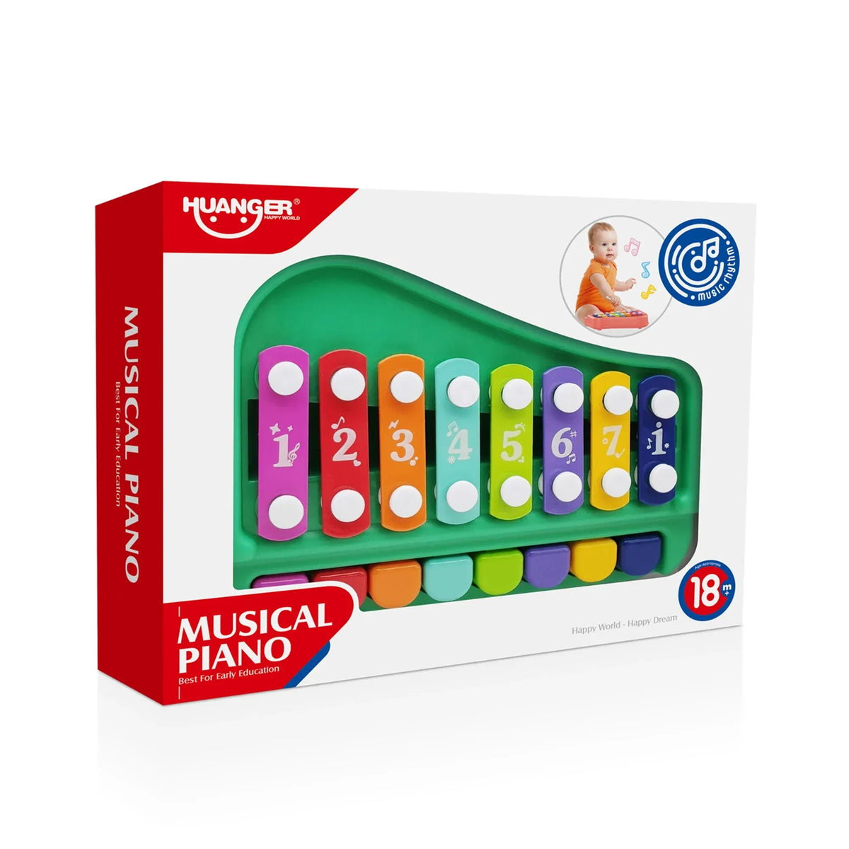 18M Green Piano for Baby Image