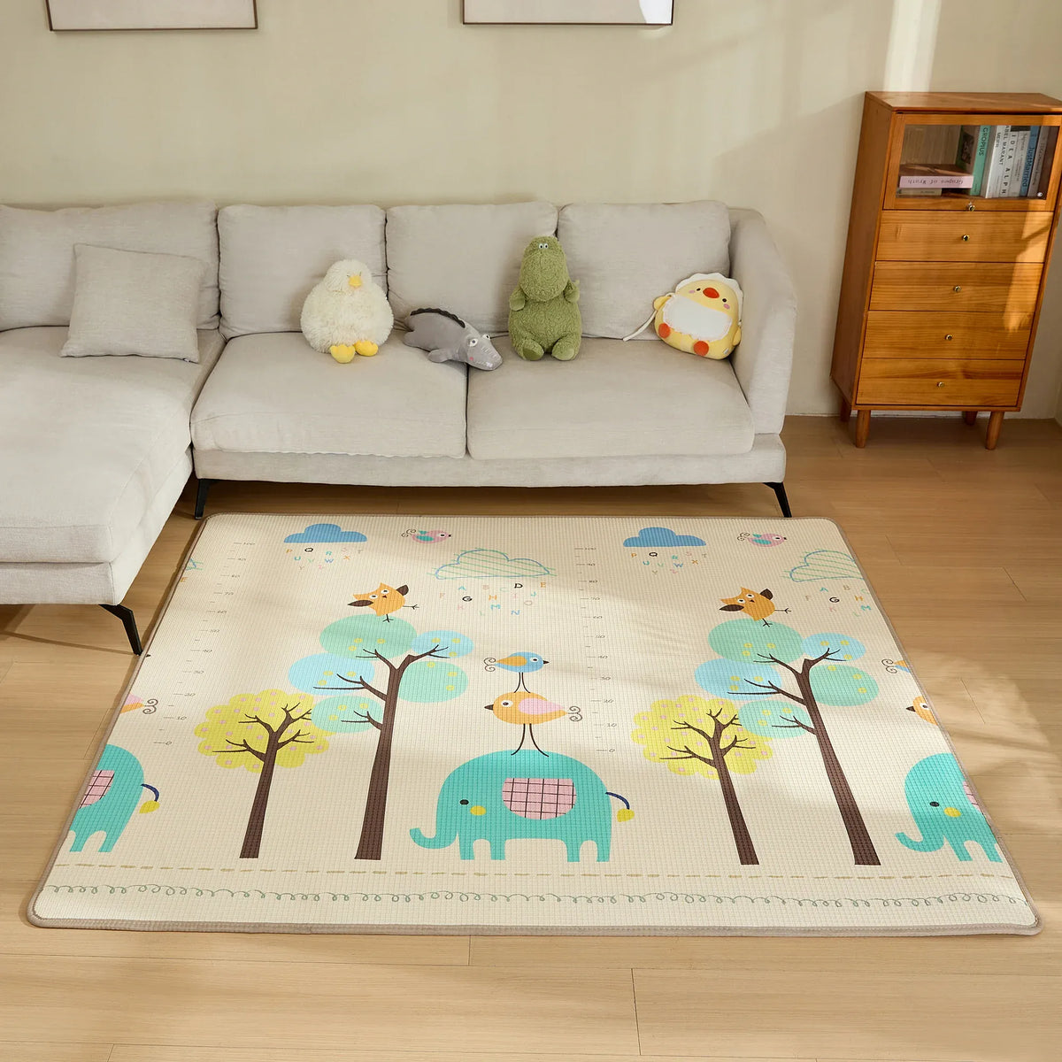 0M Multicolor-Tree Play Mat For Baby Image