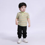 Striped Polo Shirt for Baby Boy Image
