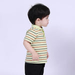 Striped Polo Shirt for Baby Boy Image