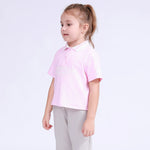 Printed Polo Shirt for Girls Image