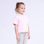 Printed Polo Shirt for Girls Image