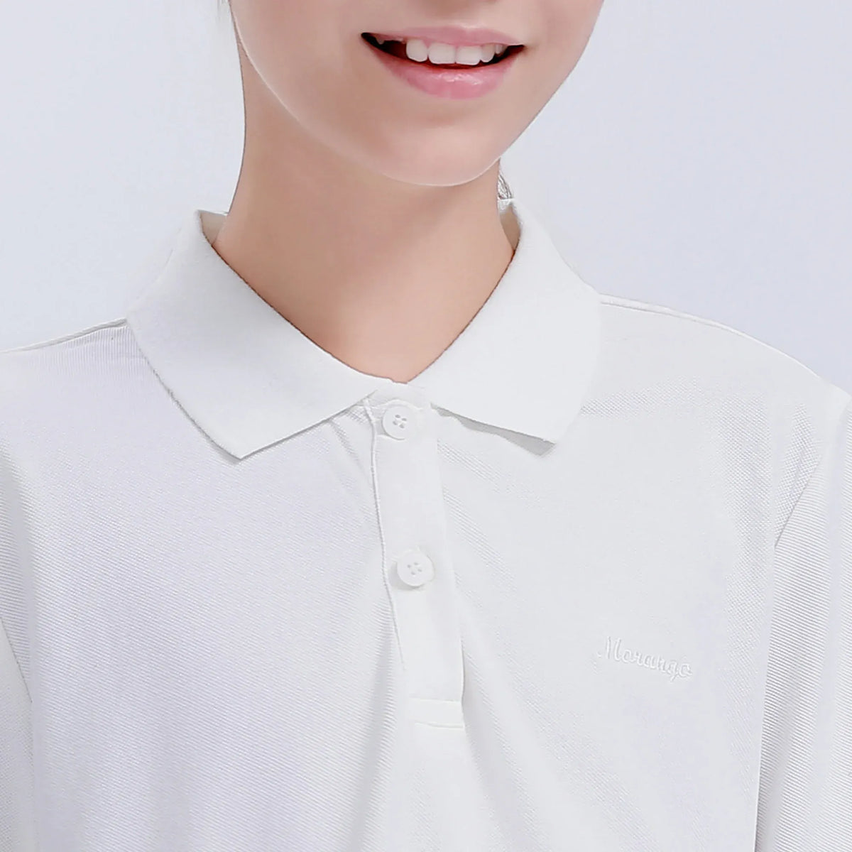 Embroidery Uniform Polo Shirt for Girls Image