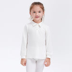 Embroidery Uniform Polo Shirt for Girls Image