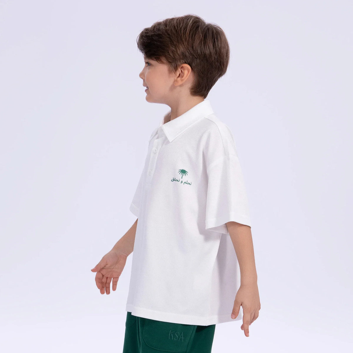 Printed Casual Polo Shirt for Boys Image